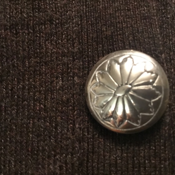 Vintage Sterling Silver Button Covers - Picture 2 of 9